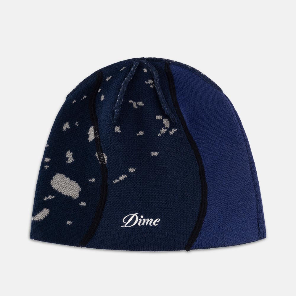 Dime MTL - Reverse Stitch Skully Beanie - Navy