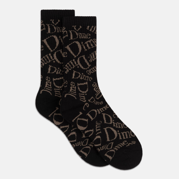 Dime MTL - HAHA Long Socks - Black