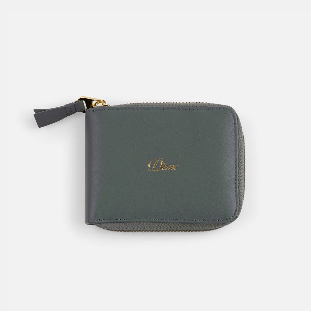 Dime MTL - Cursive ZIP Wallet - Green