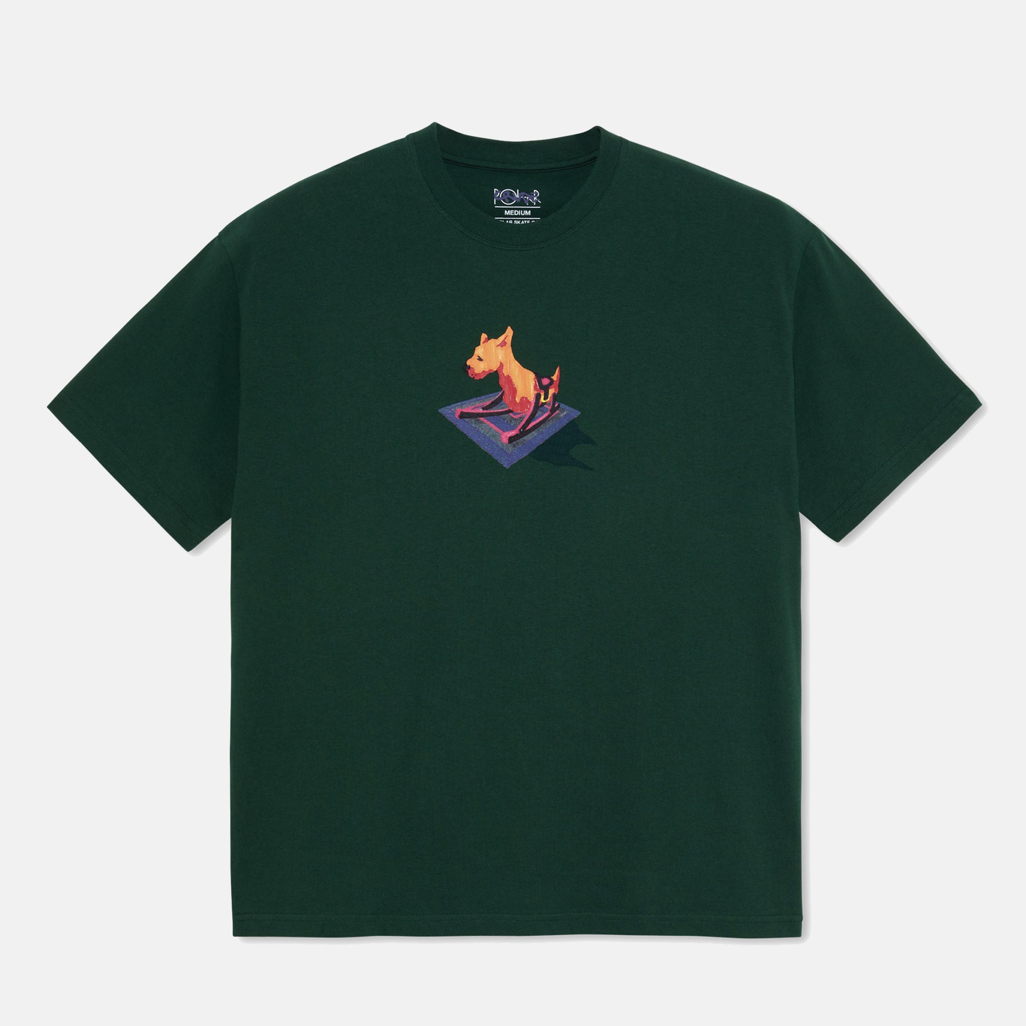 Polar Skate Co. - Dog T-Shirt - Dark Green