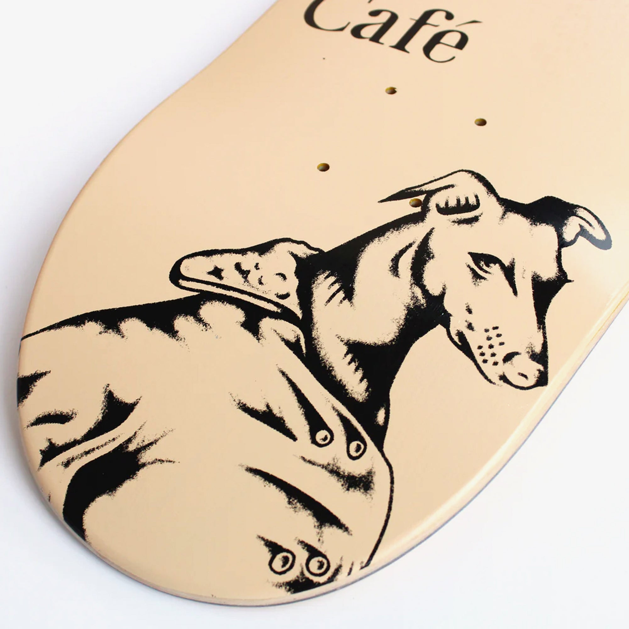 Skateboard Cafe - 8.0" Pooch Skateboard Deck - Cream