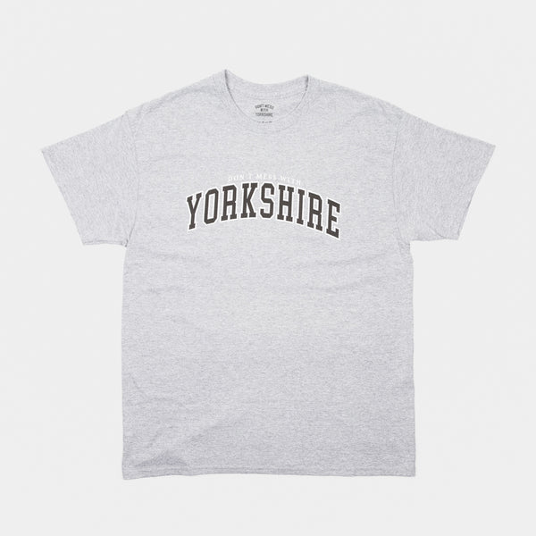 Don't Mess With Yorkshire - Collegiate T-Shirt - Grey