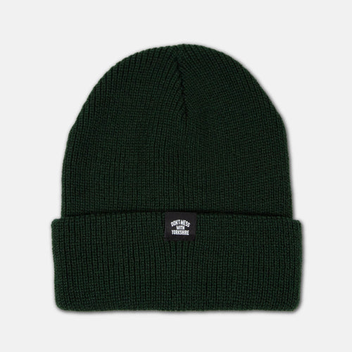 Don't Mess With Yorkshire - Classic Beanie - Bottle Green