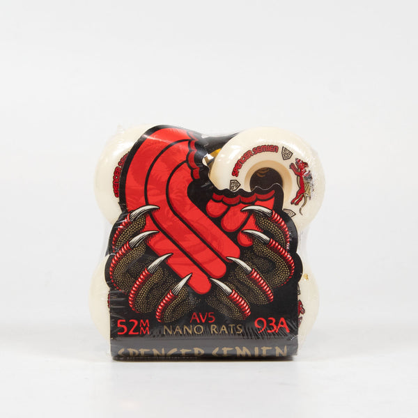 Powell Peralta - 52mm (93a) V5 Dragon Formula Spencer Semien Nano Rat Skateboard Wheels