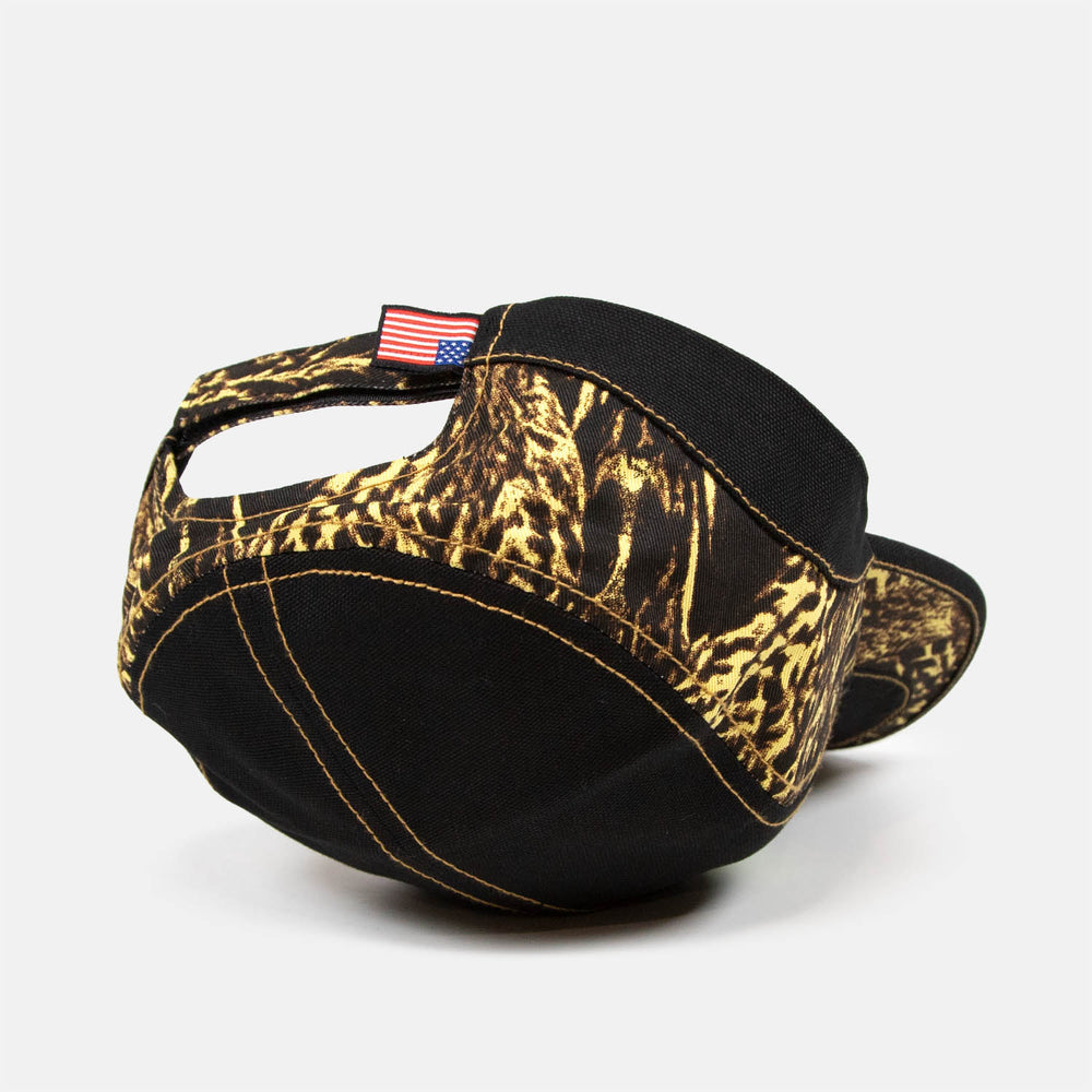 Dungeon - Scrawl Logo Camo Swirl Cap - Black / Duck Camo
