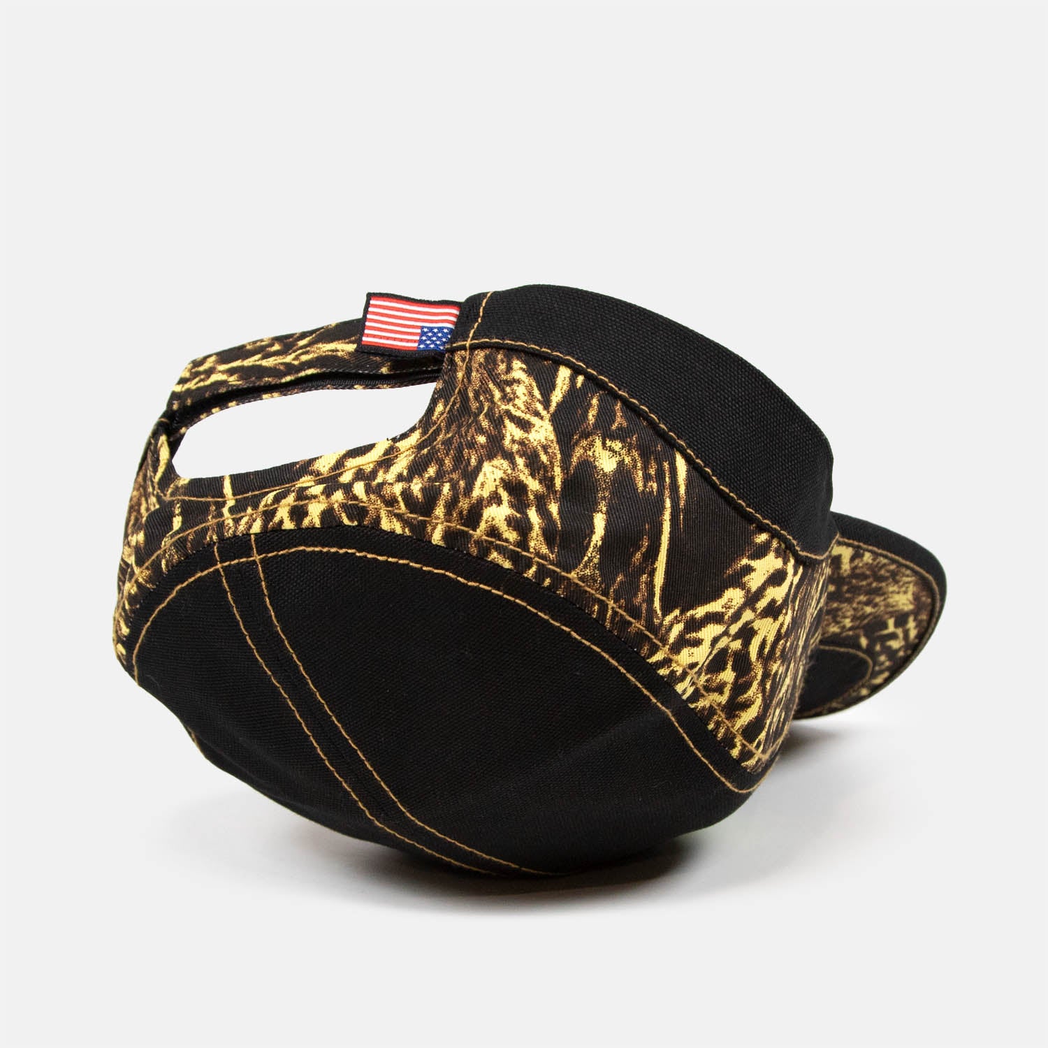 Dungeon - Scrawl Logo Camo Swirl Cap - Black / Duck Camo