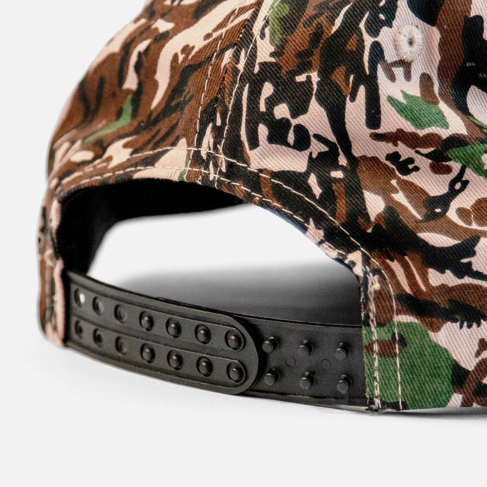 Dungeon - Scrawl Logo Cap - Forest Camo / Orange