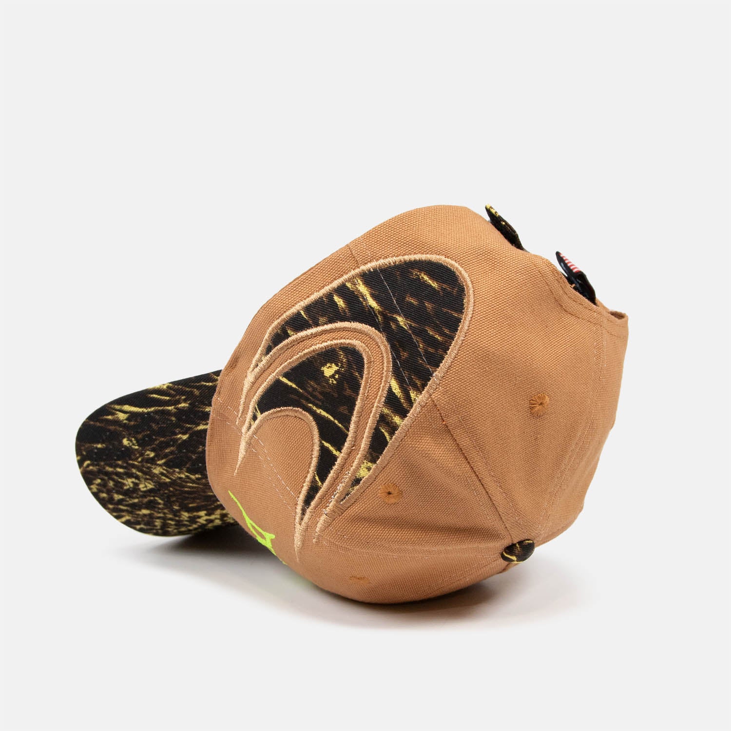 Dungeon - Scrawl Logo Boomerang Cap - Brown / Duck Camo