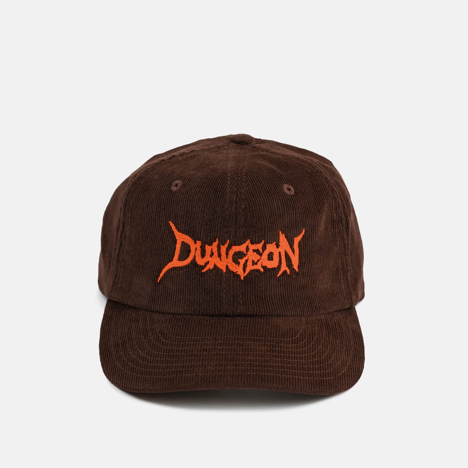 Dungeon - Scrawl Cord Cap - Brown / Orange
