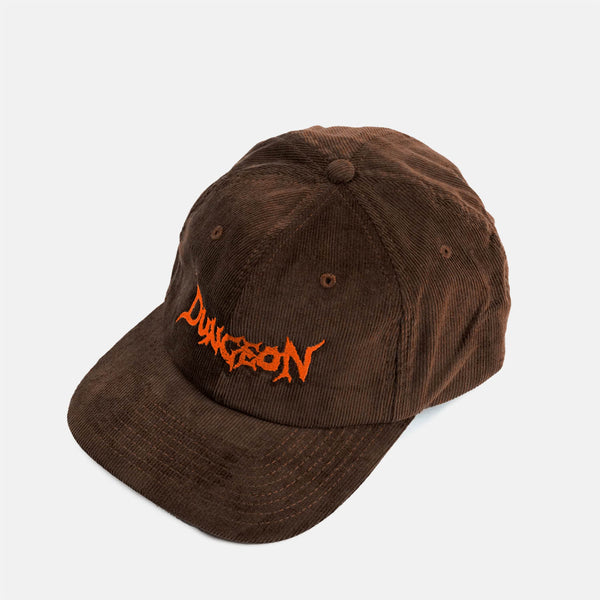 Dungeon - Scrawl Cord Cap - Brown / Orange