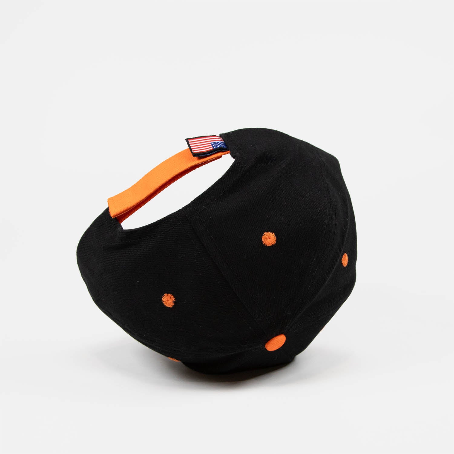 Dungeon - Scrawl Logo Bolt Fusion Cap - Black / Orange