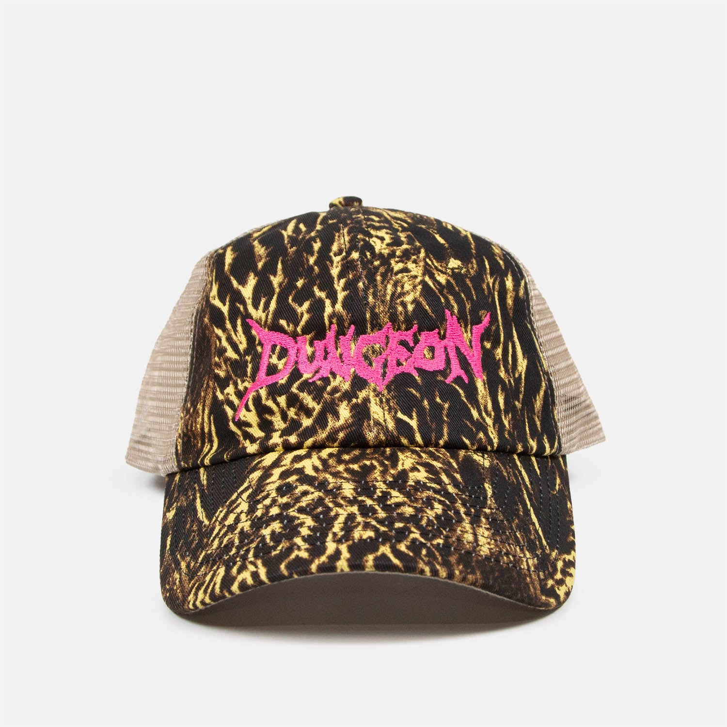 Dungeon - Scrawl Logo Mesh Cap - Duck Camo