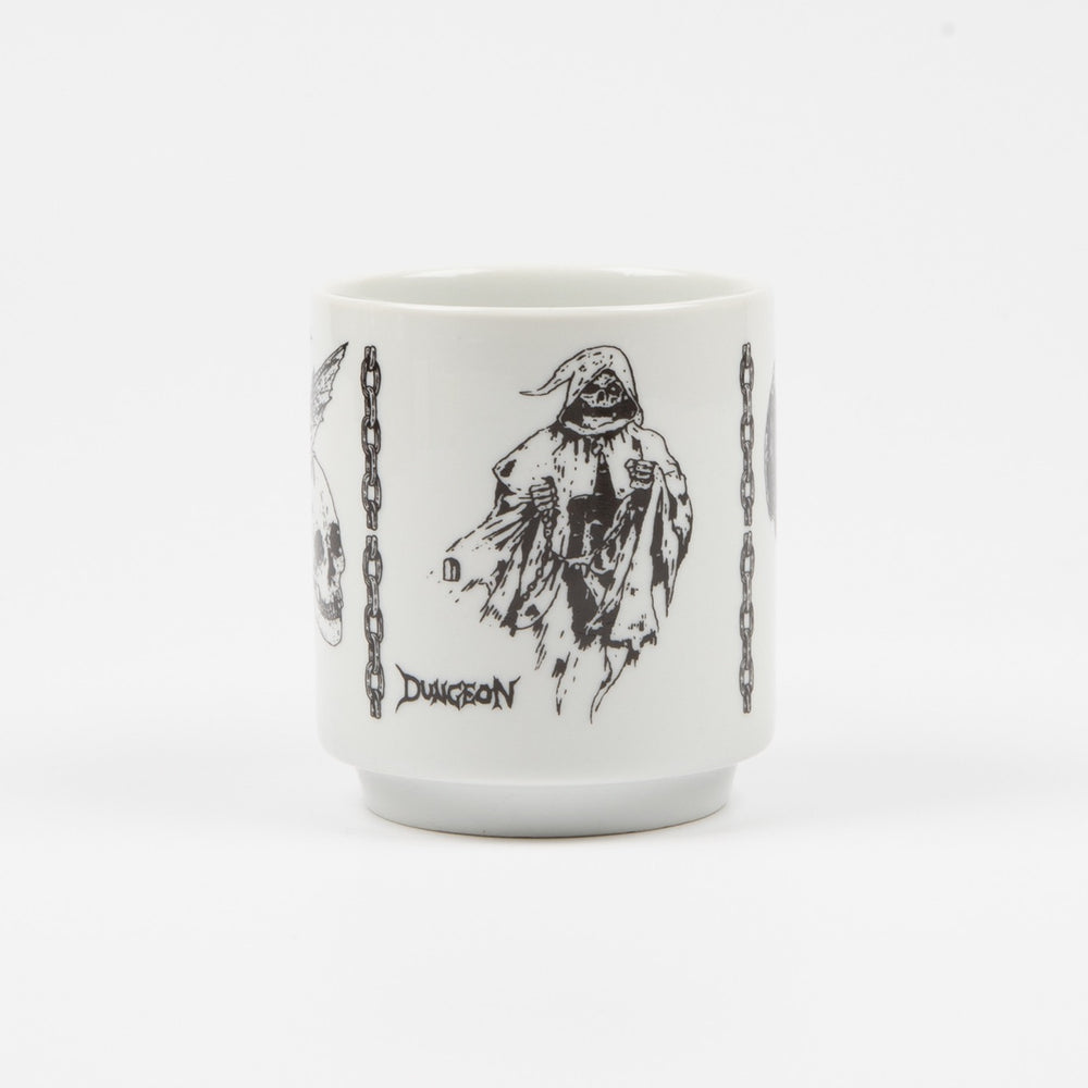 Dungeon - Dragon Dies Stacking Mug - White