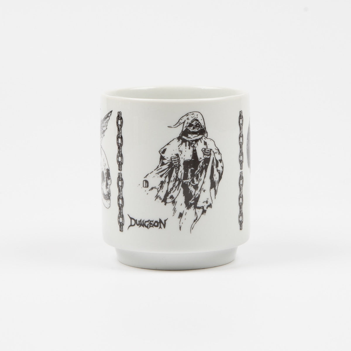 Dungeon - Dragon Dies Stacking Mug - White