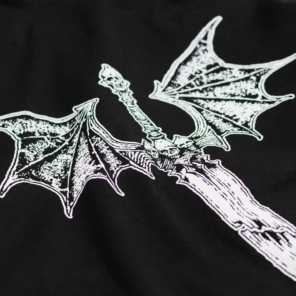 Dungeon - Night Wing Zip Hooded Sweatshirt - Black