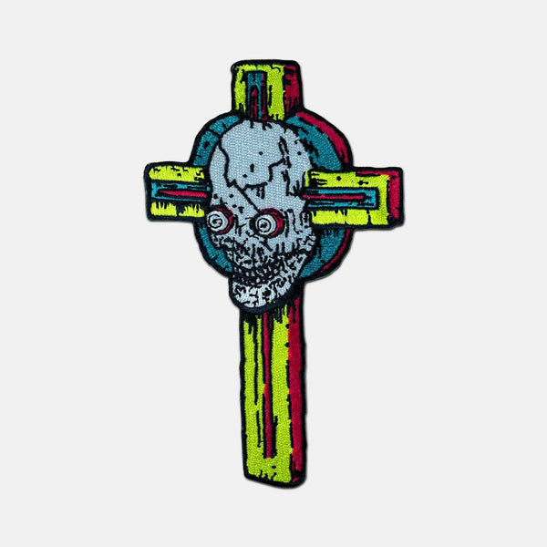 Dungeon - Skull Cross Embroidered Patch