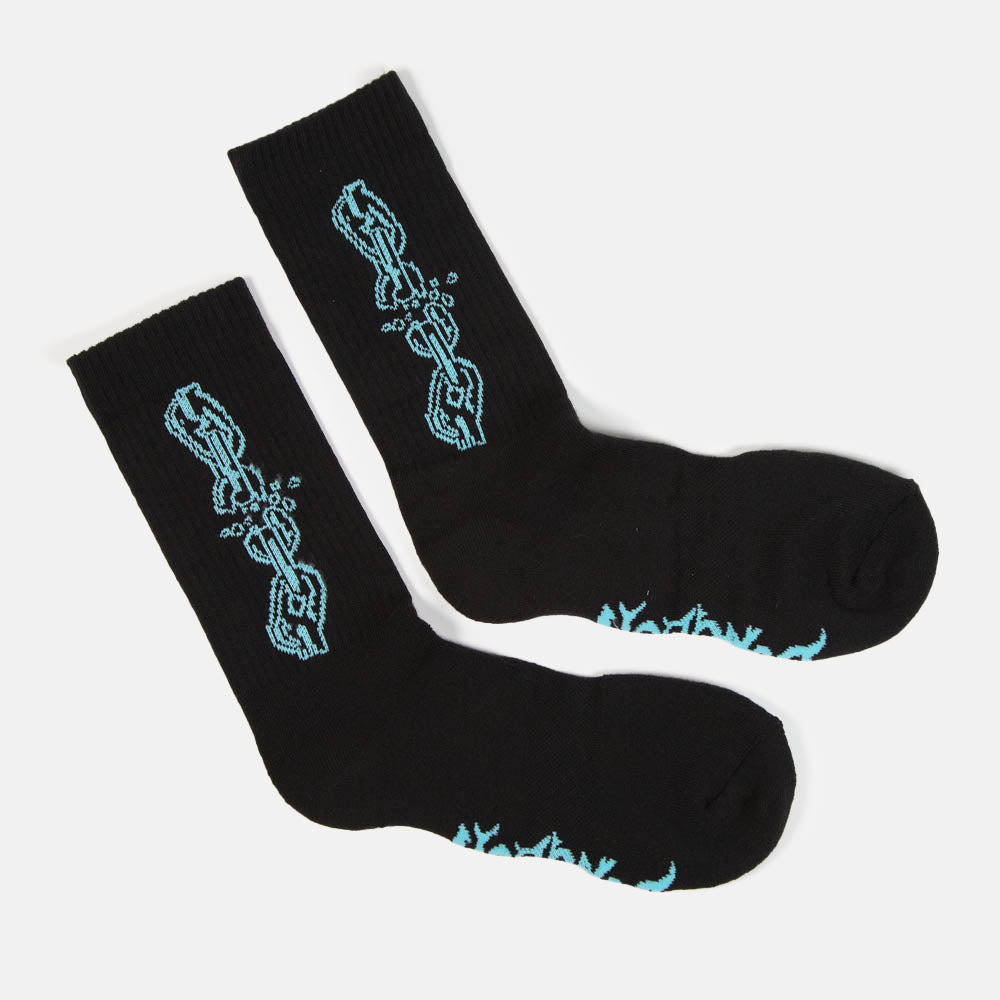 Dungeon - Medusa Woven Socks - Black