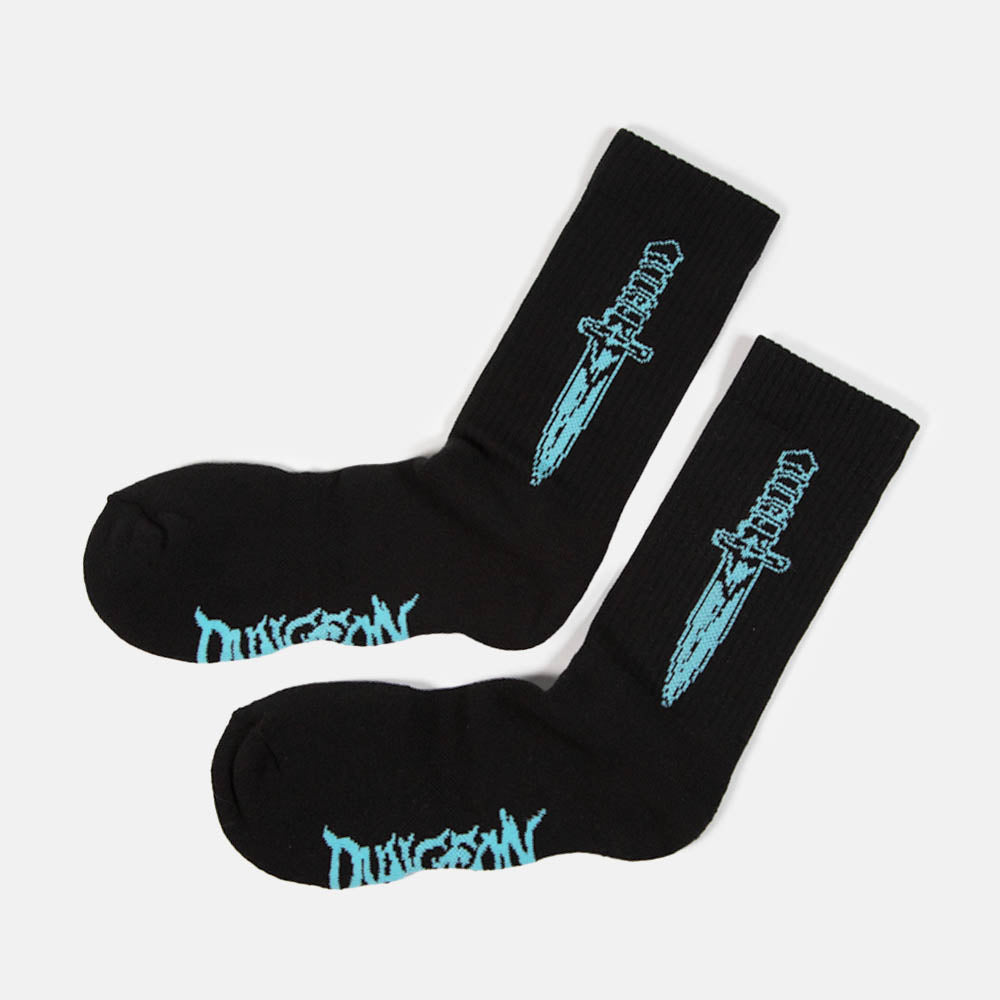 Dungeon - Medusa Woven Socks - Black