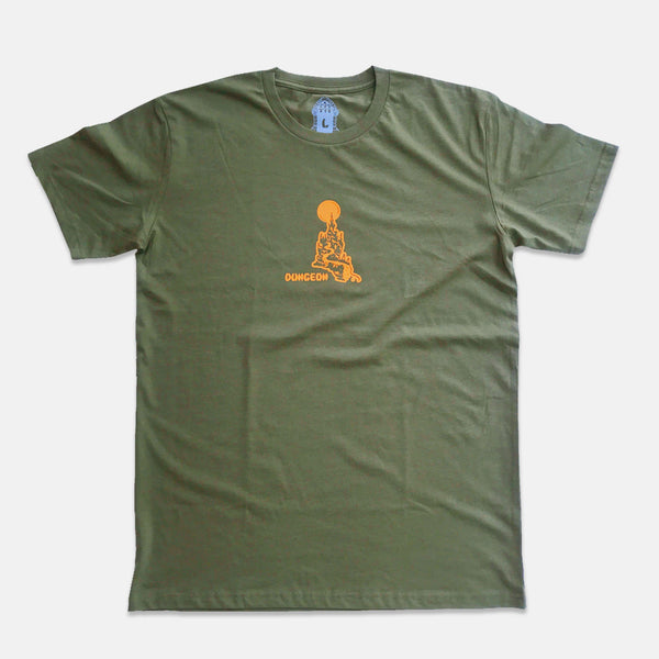 Dungeon - Endless Quest T-Shirt - Olive Green