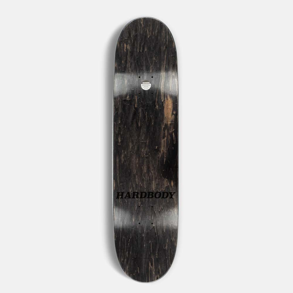 Hardbody - 8.375" Durao Pro Skateboard Deck - Black / Performance Blue