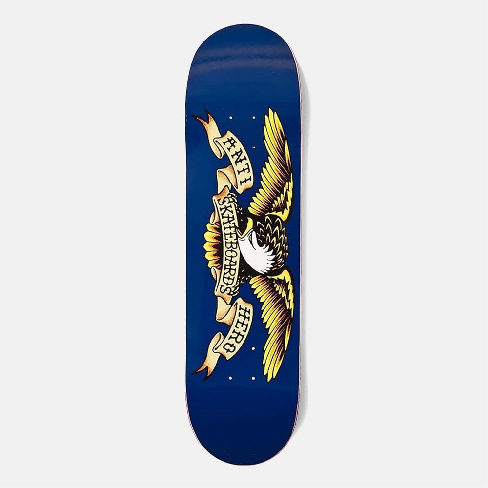 Anti Hero Skateboards - 8.5" Team Classic Eagle Skateboard Deck - Blue