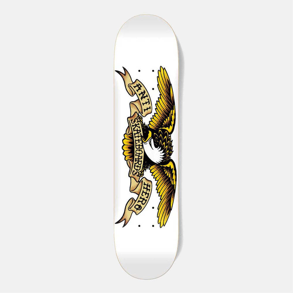 Anti Hero Skateboards - 8.75" Team Classic Eagle Skateboard Deck - White