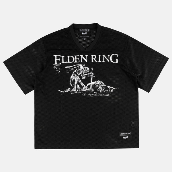 Welcome Skateboards - Elden Ring Tarnished Mesh Football Jersey - Black