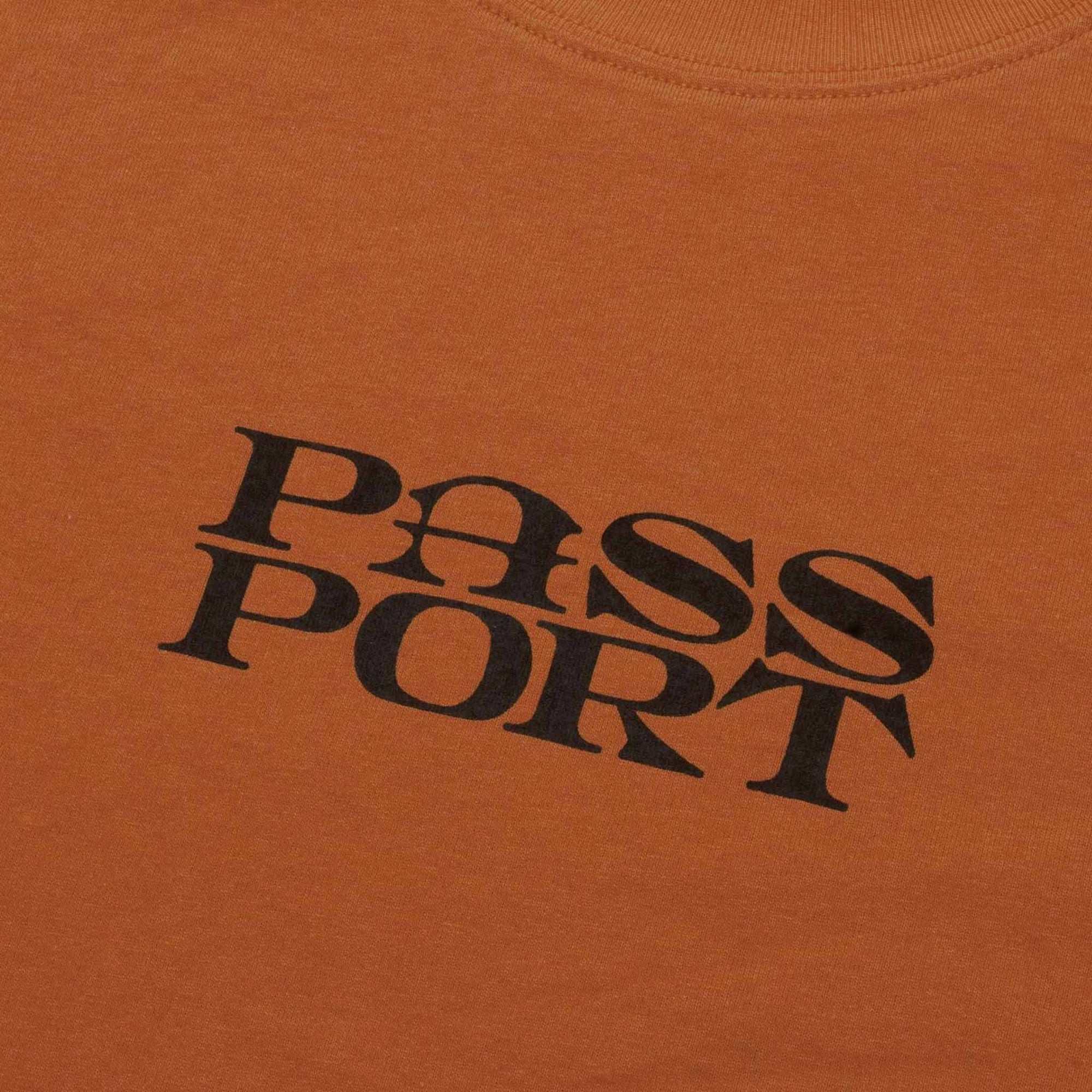 Pass Port Skateboards - Everglade T-Shirt - Texas Orange