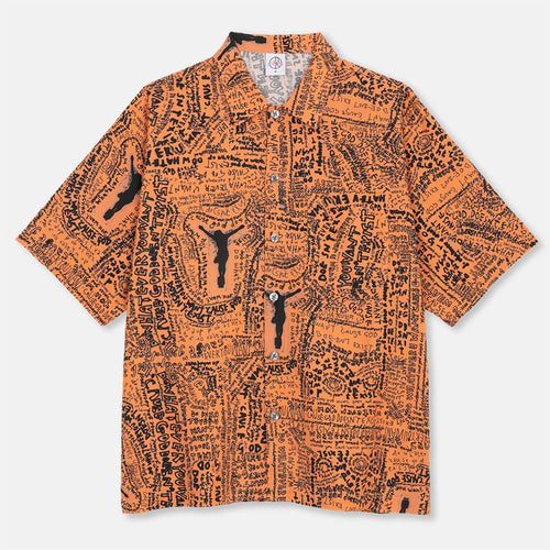 Polar Skate Co. - Exist Bowling Shirt - Orange