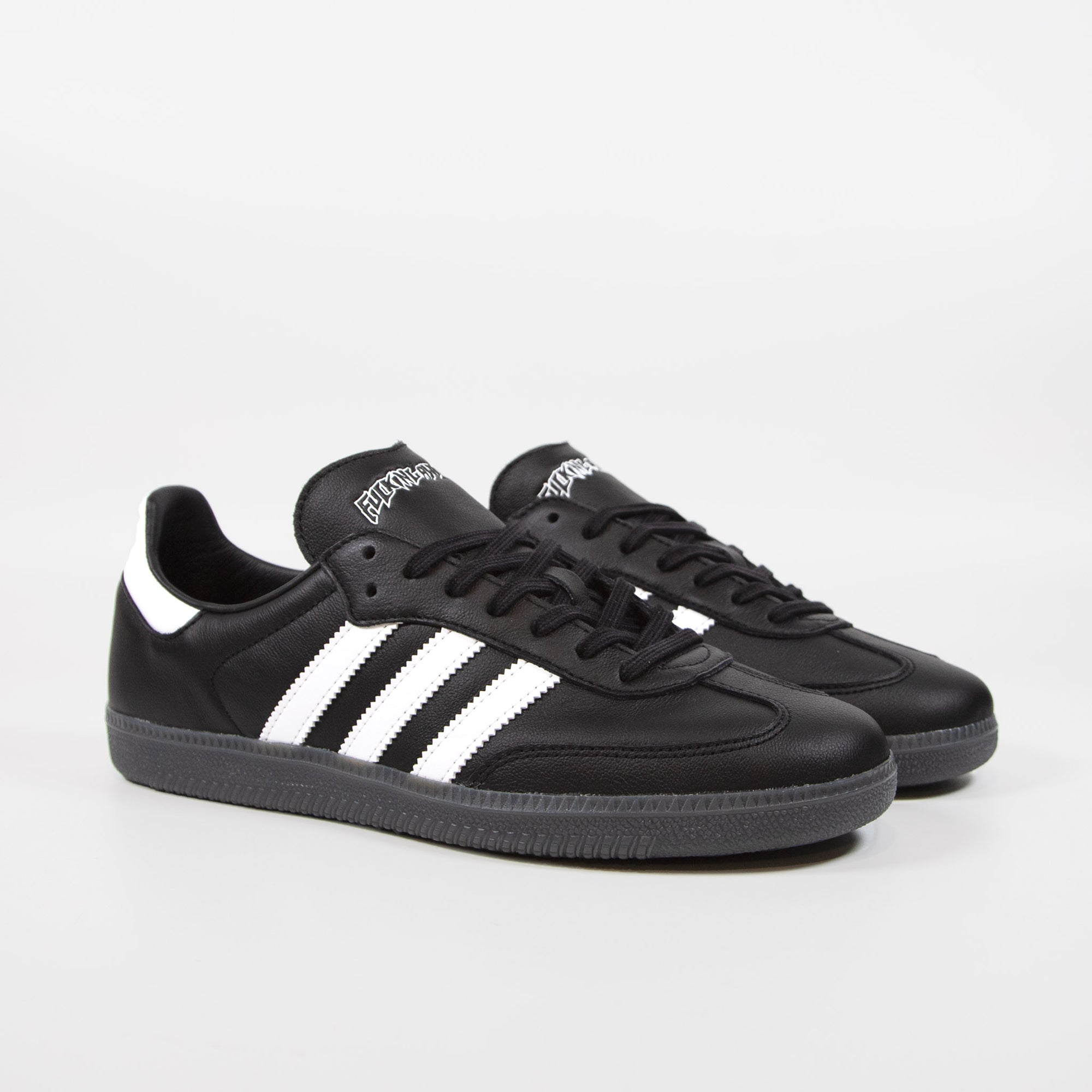 Adidas Skateboarding - Fucking Awesome Samba Shoes - Core Black / Foot Welcome Skate Store Adidas Skateboarding - Fucking Awesome Samba Shoes - Core Black / Foot Welcome Skate Store