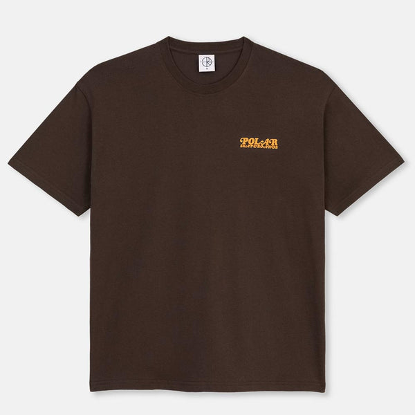 Polar Skate Co. - Fields T-Shirt - Chocolate