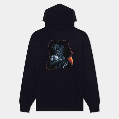 Hockey Skateboards - Flammable Pullover Hooded Sweatshirt - Black