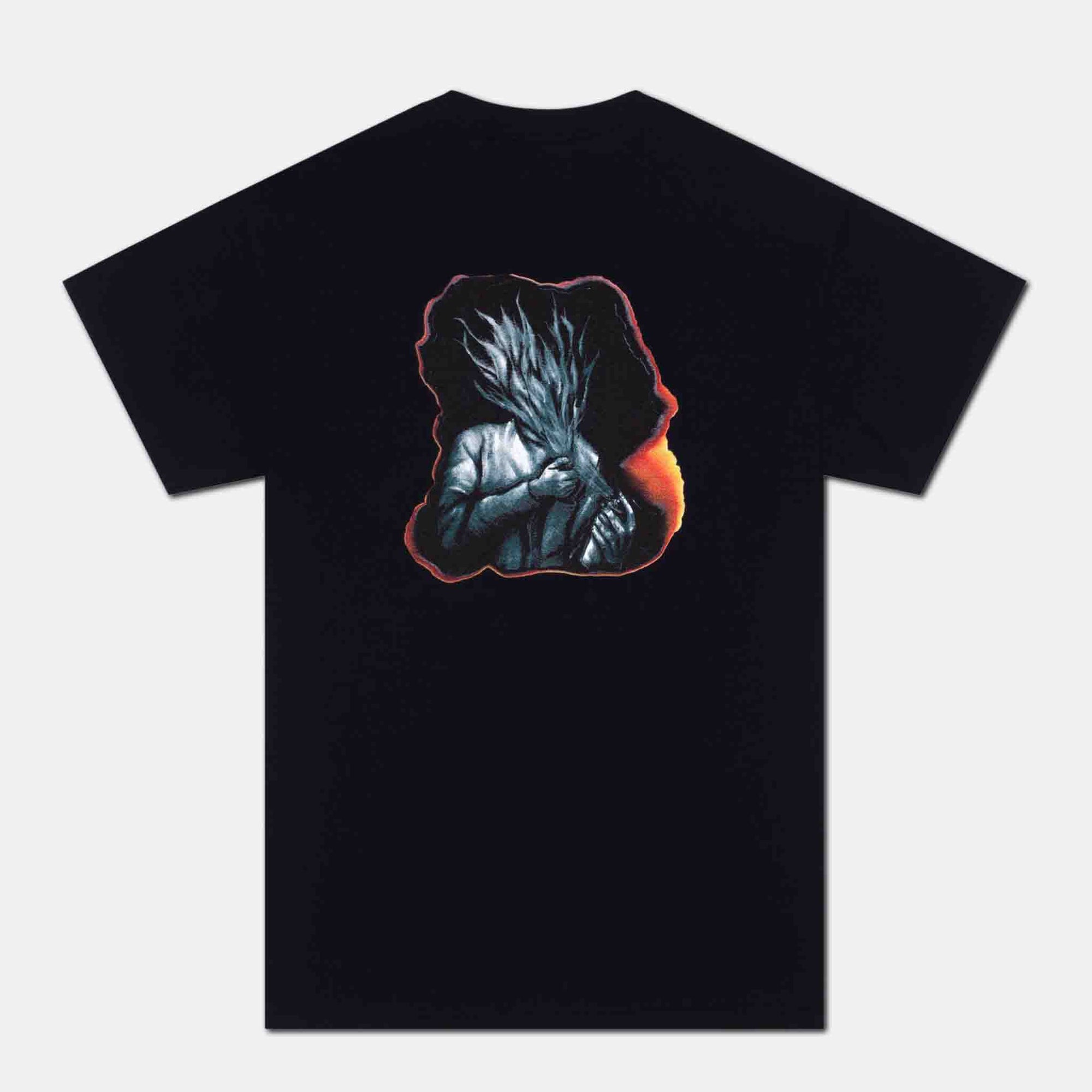 Hockey Skateboards Flammable T-Shirt Black Welcome Skate Store