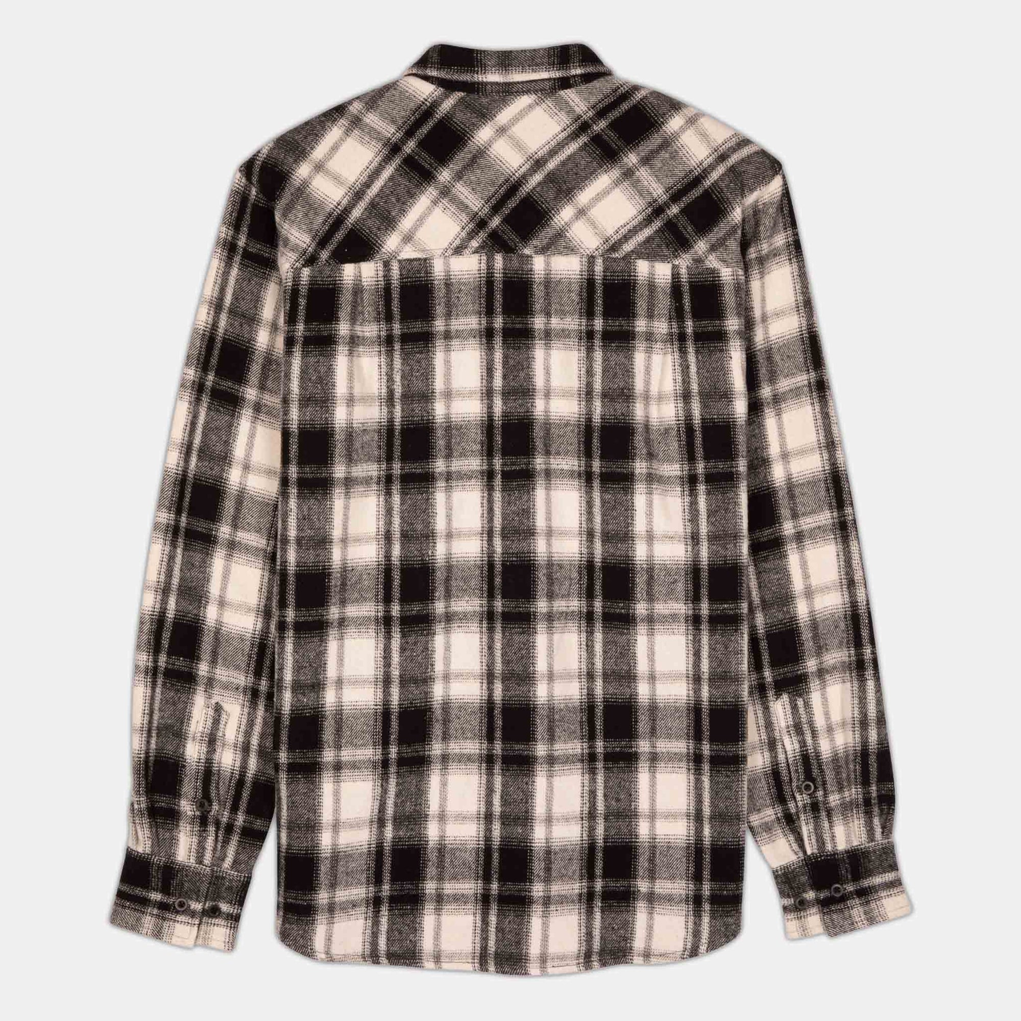 Santa Cruz - Apex Flannel Longsleeve Shirt - Black / White Check