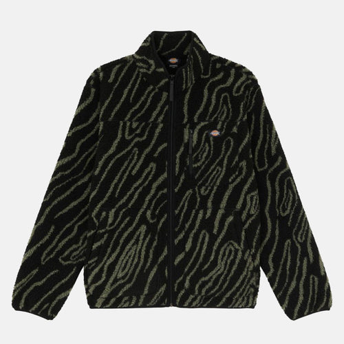 Dickies - Mount Hope Printed Fleece Jacket - Black