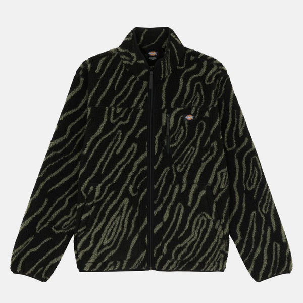 Dickies - Mount Hope Printed Fleece Jacket - Black
