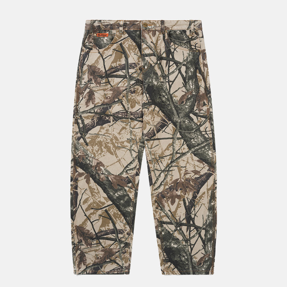 Butter Goods - Foliage Camo Denim Jeans - Tan