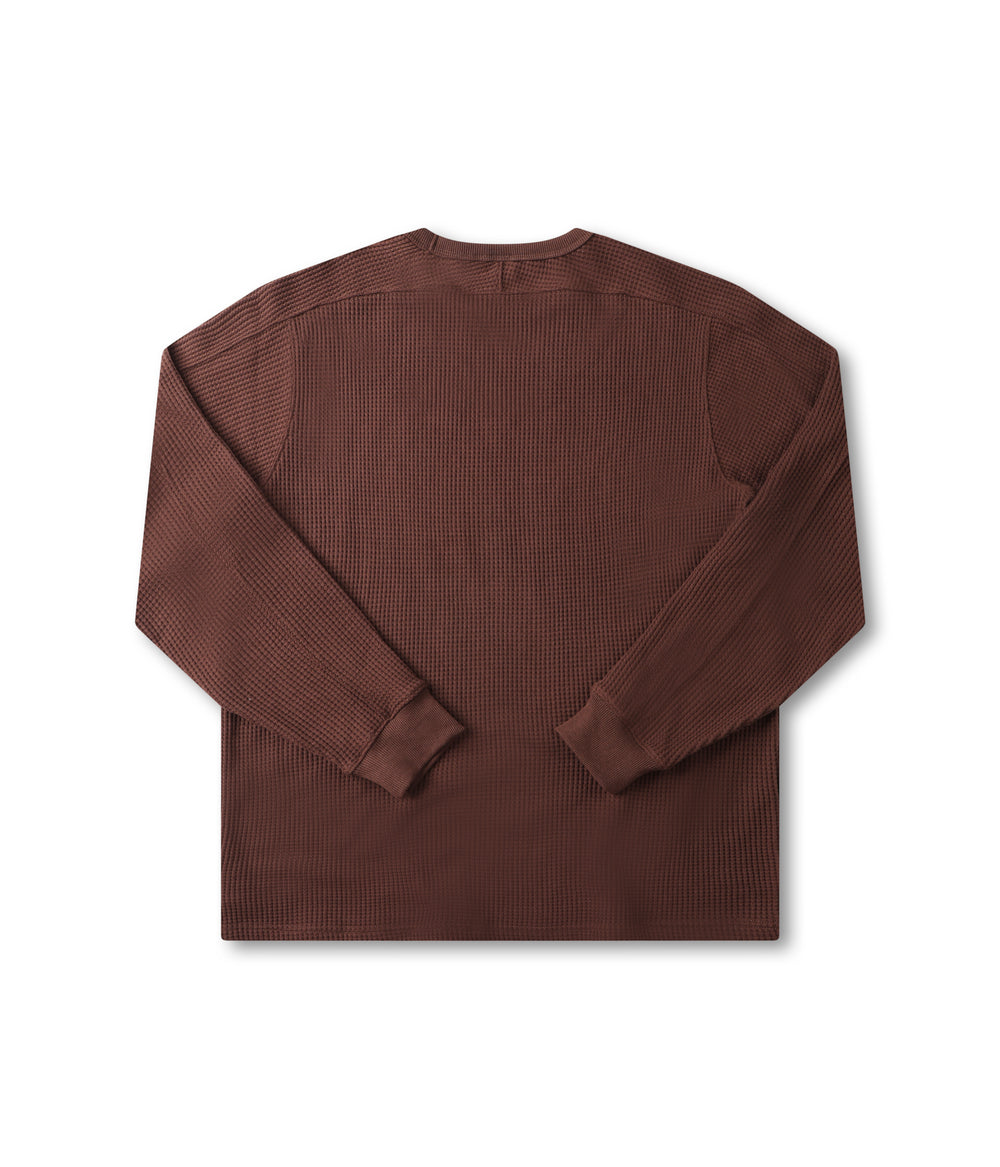 Former - Franchise Waffle Longsleeve - Chocolate