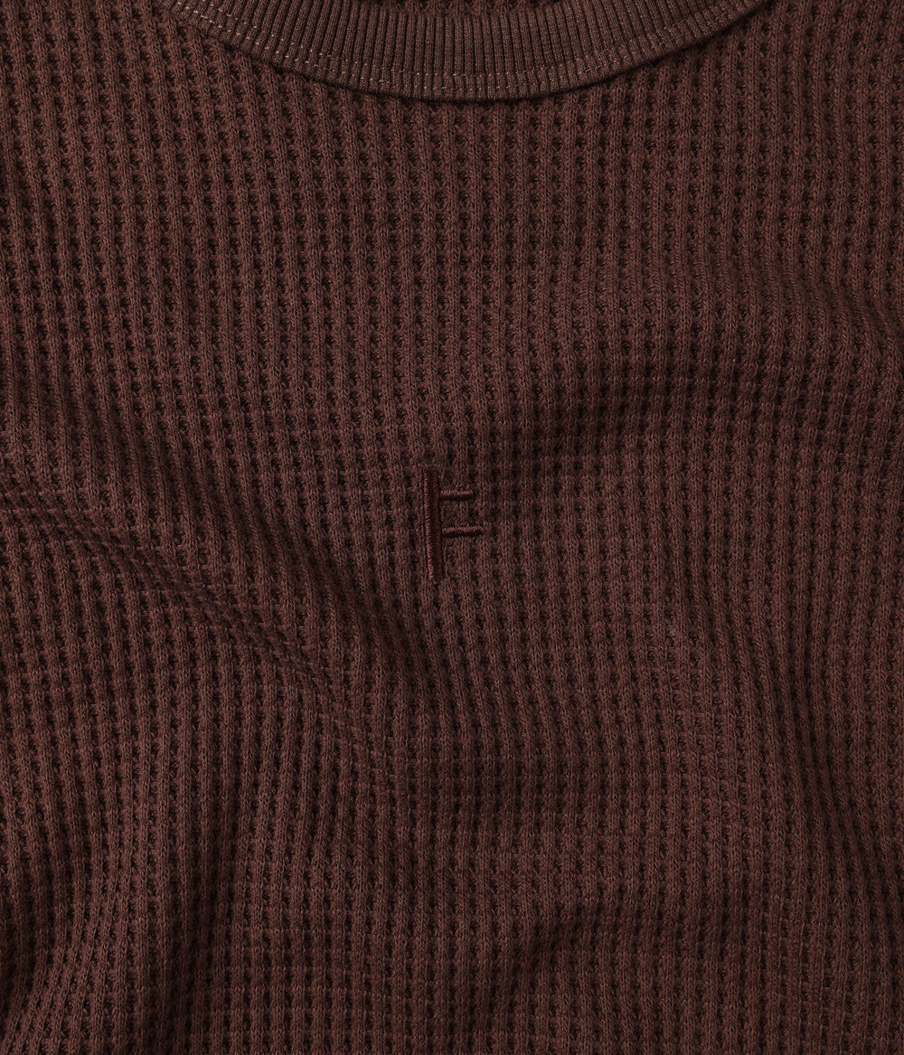 Former - Franchise Waffle Longsleeve - Chocolate