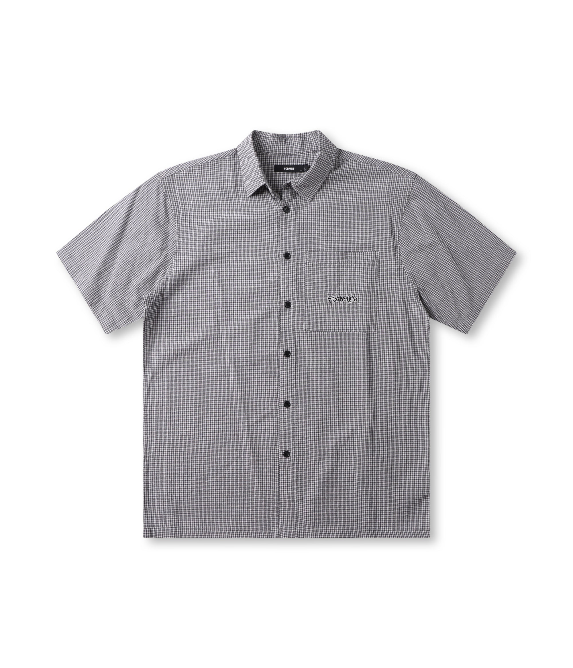 Former - Vivian Check Short Sleeve Shirt - Black