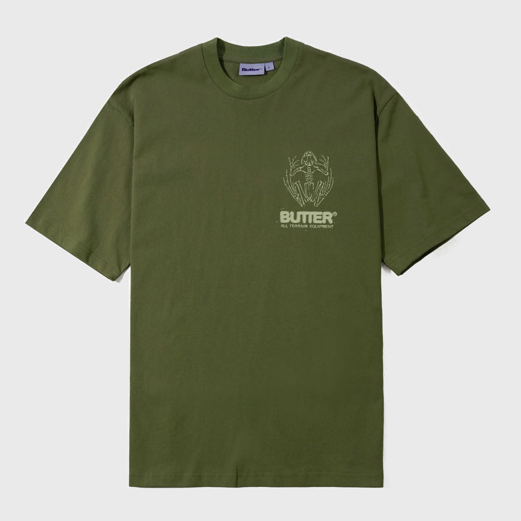 Butter Goods Fossil Moss Green T-Shirt