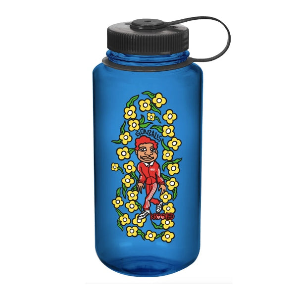Krooked Skateboards - Gonz Sweatpants Water Bottle - Blue