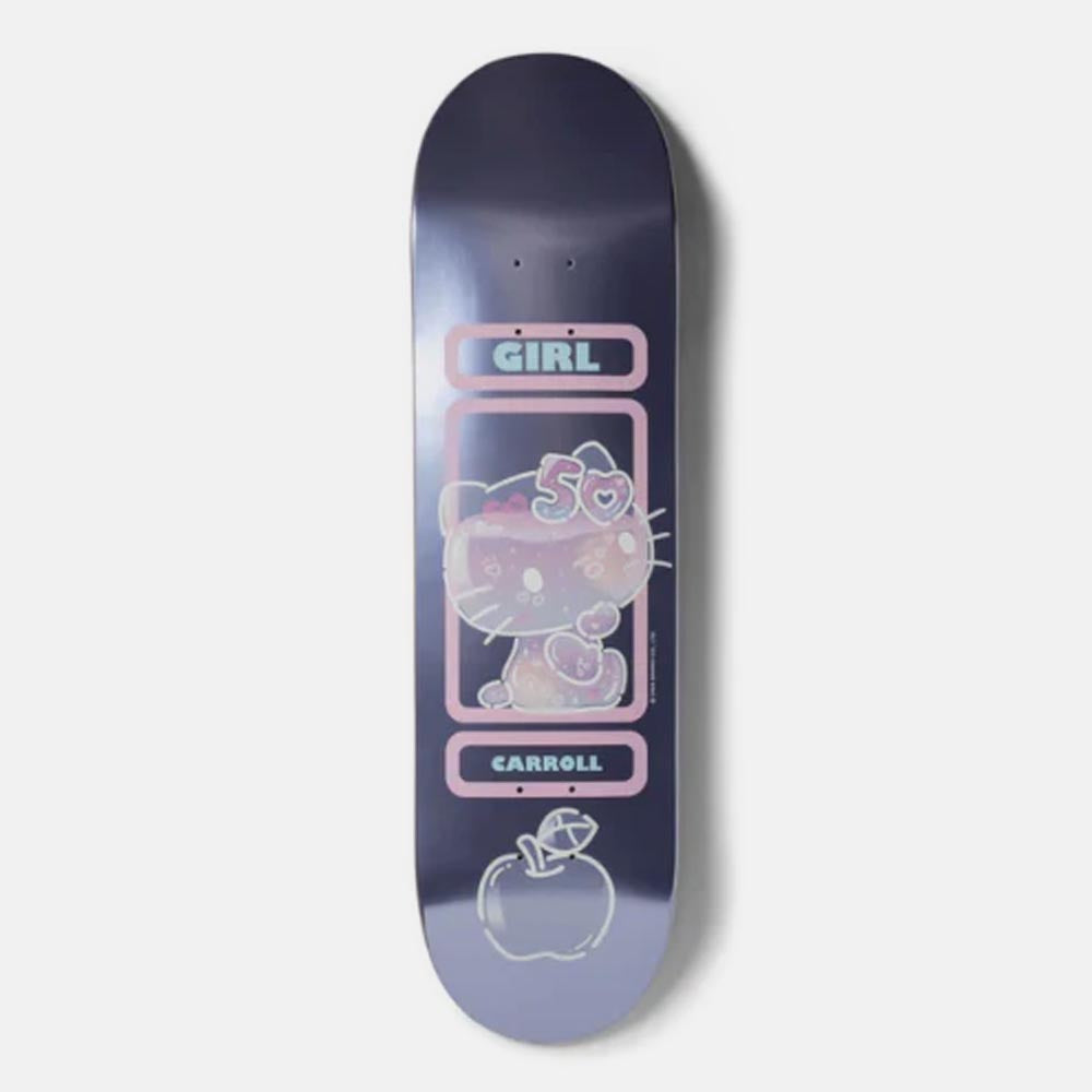 Girl Skateboards - 8.25" Sanrio Carroll Twin Tip Hello Kitty Skateboard Deck - Purple