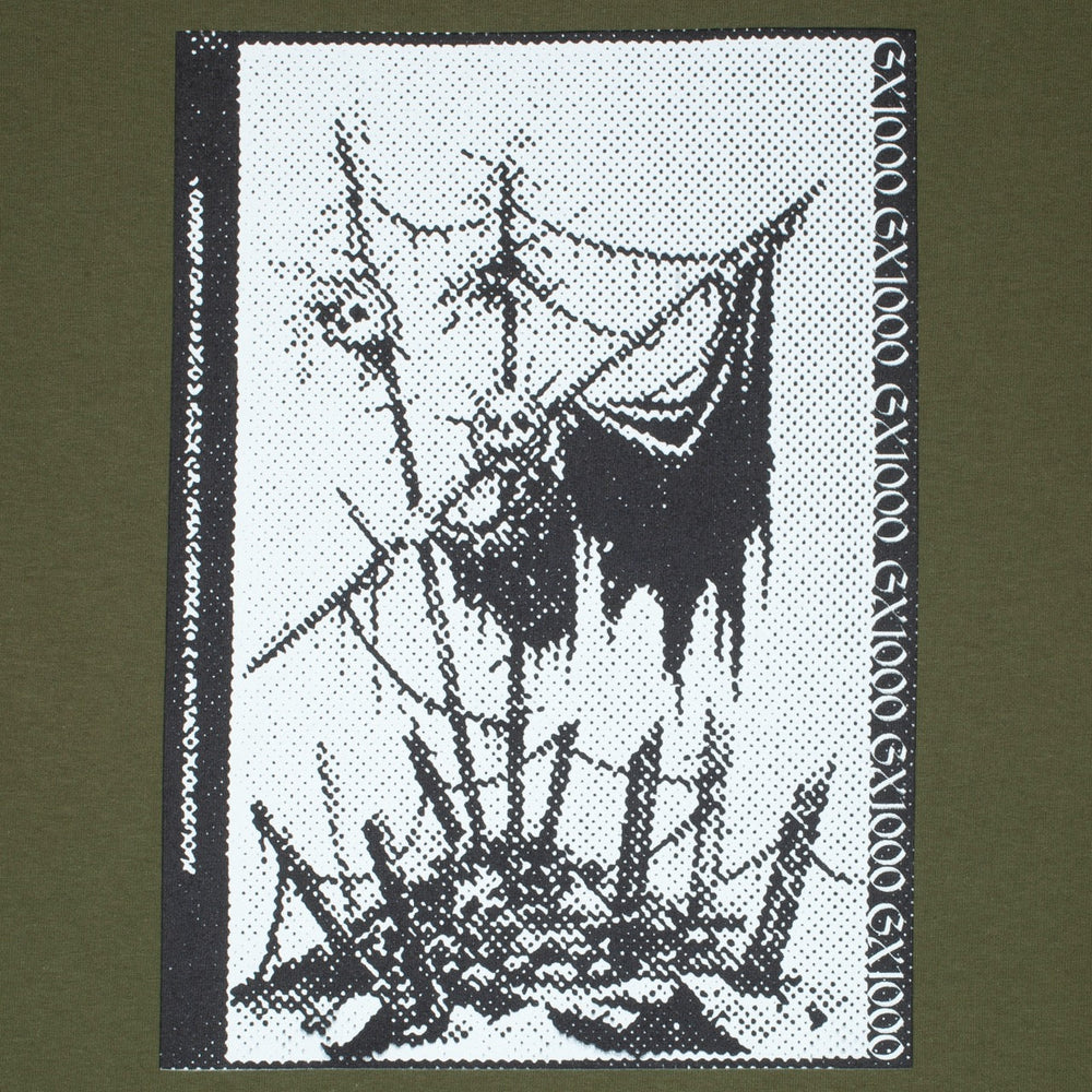 GX1000 - Hamburger Lady T-Shirt - Military Green