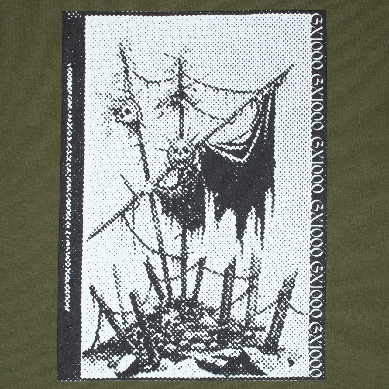 GX1000 - Hamburger Lady T-Shirt - Military Green