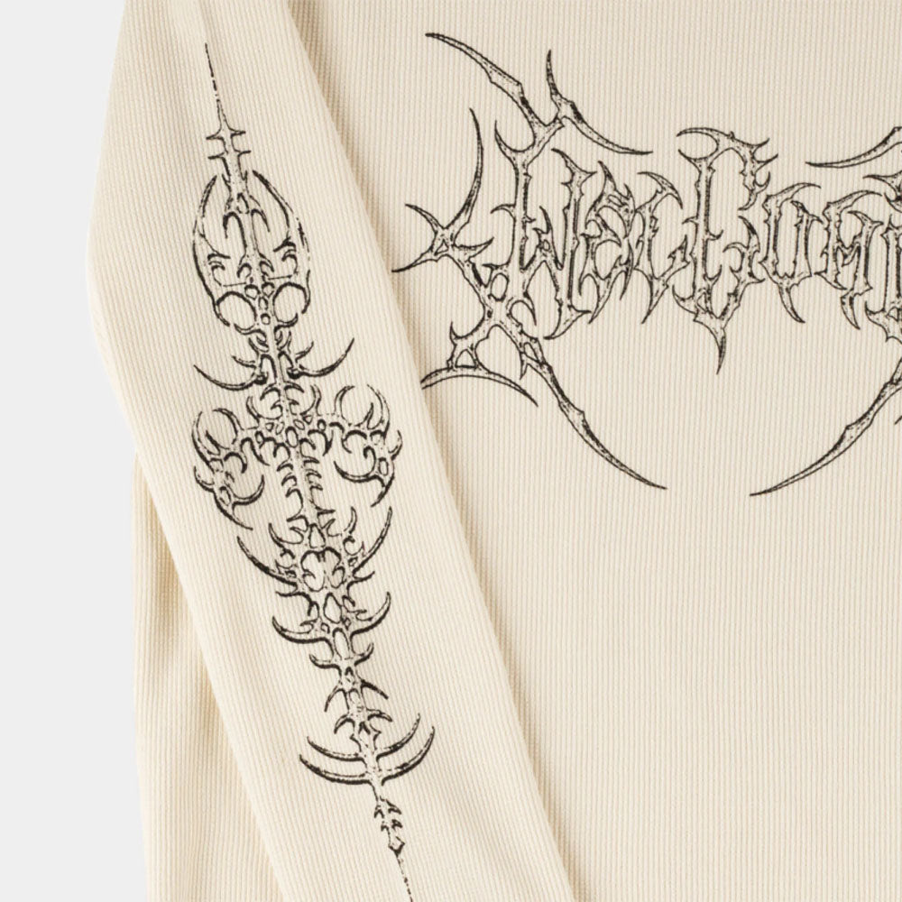 Welcome Skateboards - Gallant Pigment Dyed Thermal Longsleeve T-Shirt - Bone