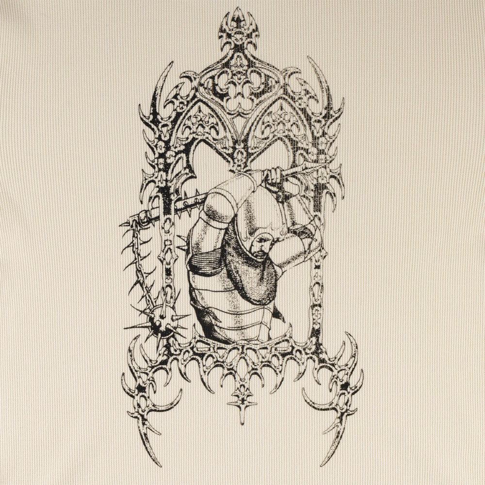 Welcome Skateboards - Gallant Pigment Dyed Thermal Longsleeve T-Shirt - Bone