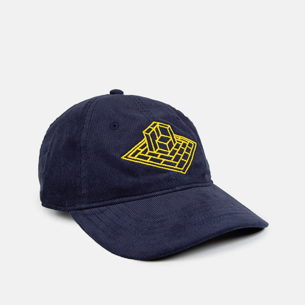 The National Skateboard Co. - GALLOP CORD CAP - MIDNIGHT BLUE