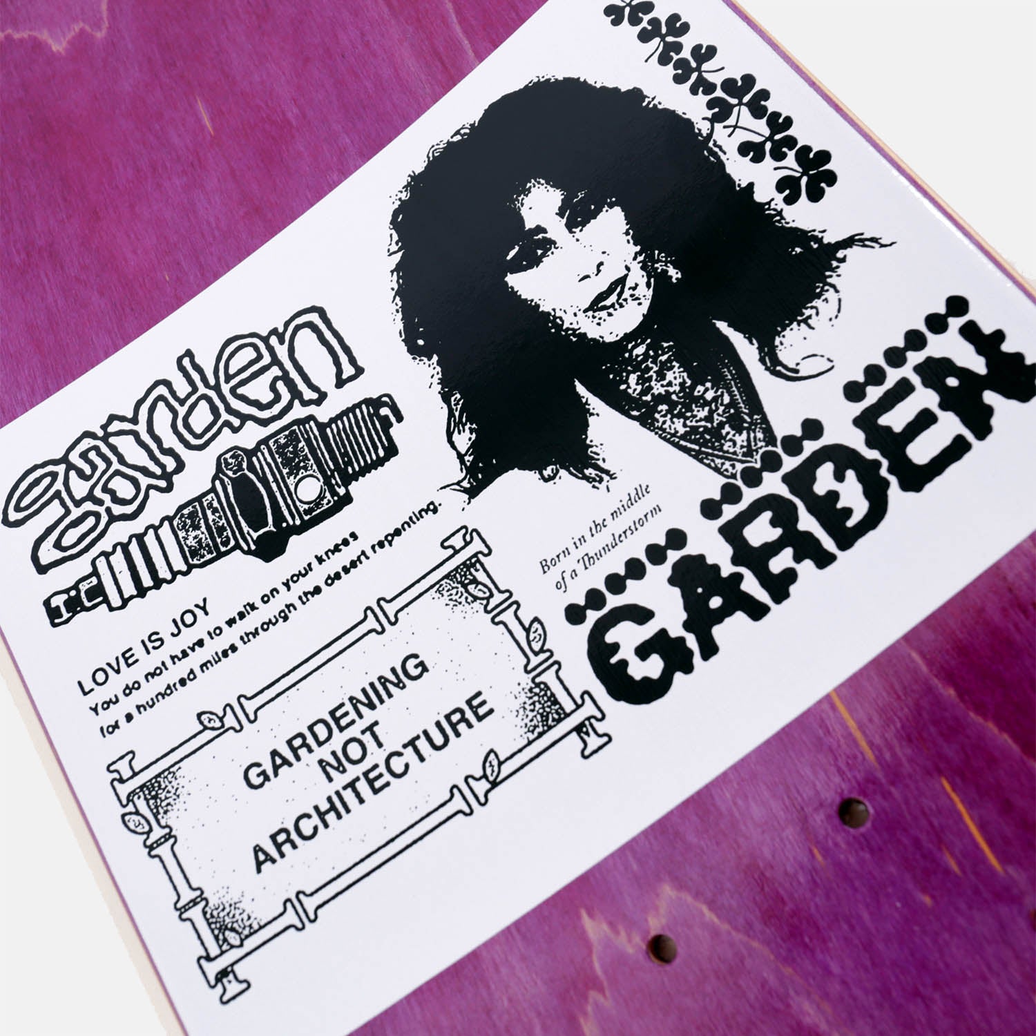 Garden - 8.375" Goddess Skateboard Deck