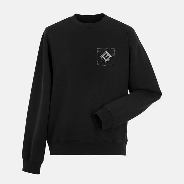 The National Skateboard Co. - GEL PRINT CREWNECK - BLACK